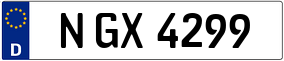 Truck License Plate